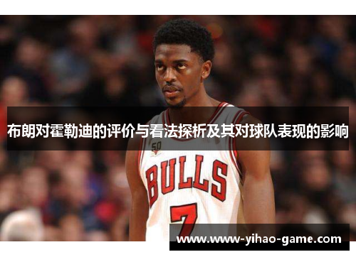 布朗对霍勒迪的评价与看法探析及其对球队表现的影响